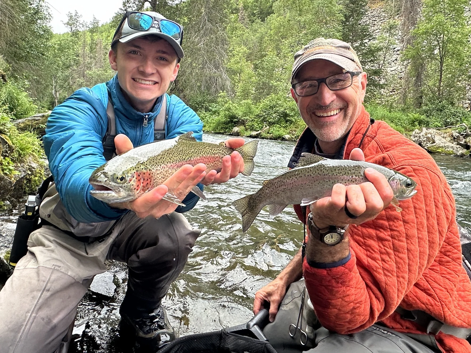 Fly fishing the Upper Kenai River, Cooper Landing, Alaska